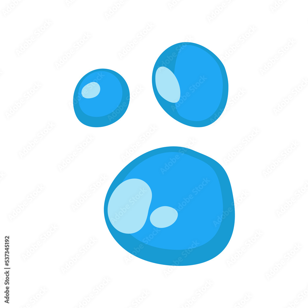 Cartoon blue dripping water drop and liquid icon. Shape water is splashing, flowing and water droplet. Clean and fresh aqua and wet bubble. Flowing dew vector illustration Cartoon blue dripping water drop and liquid icon. Shape water is splashing, flowing and water droplet. Clean and fresh aqua and wet bubble. Flowing dew vector illustration