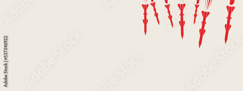 Rockets terrorism attack