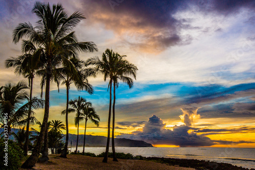 North Shore Oahu Hawaii Sunset