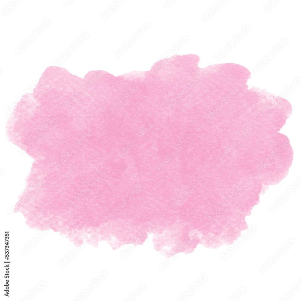 Pink Watercolor Paint Stain Background