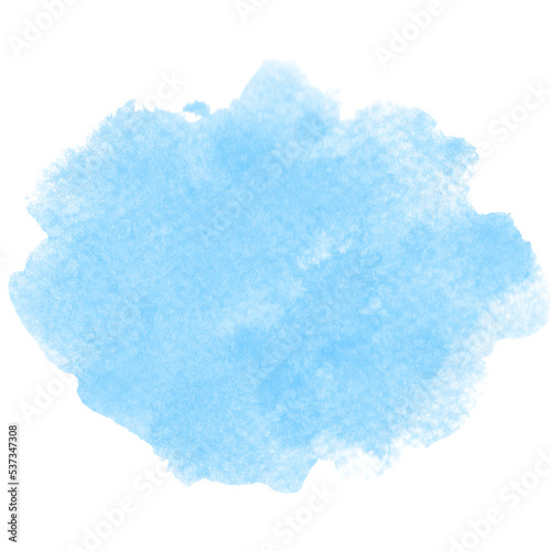 Light Blue watercolor Paint Stain Background
