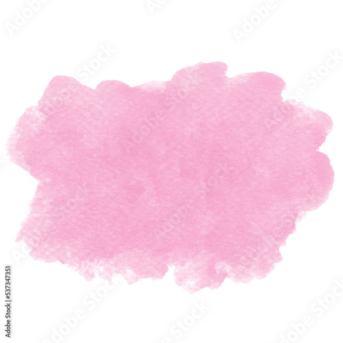 Pink Watercolor Paint Stain Background
