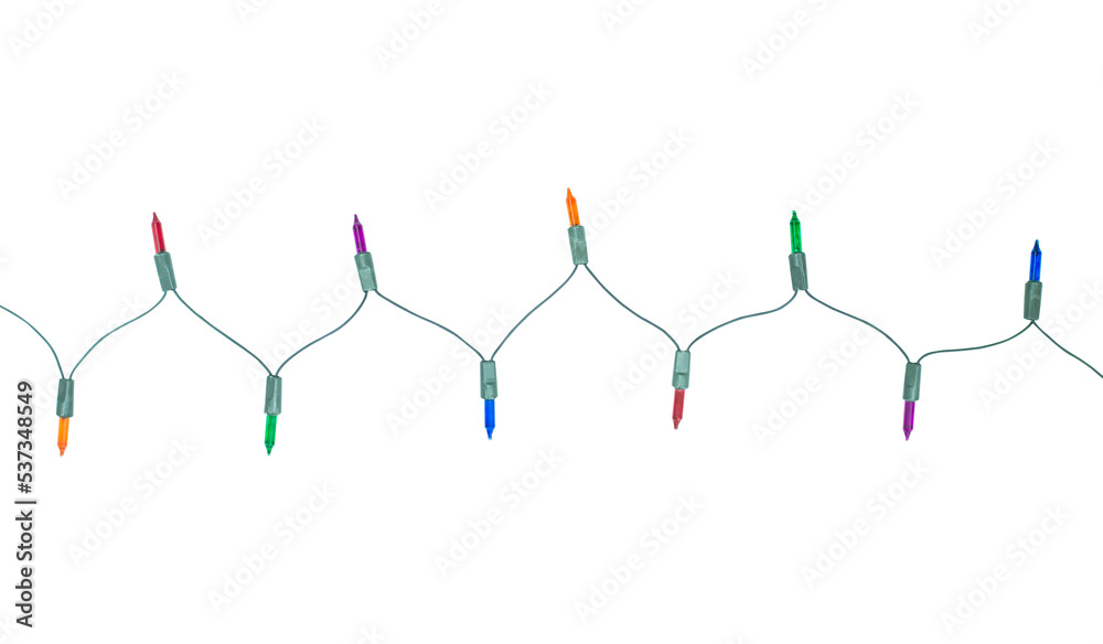 Naklejka premium Christmas lights