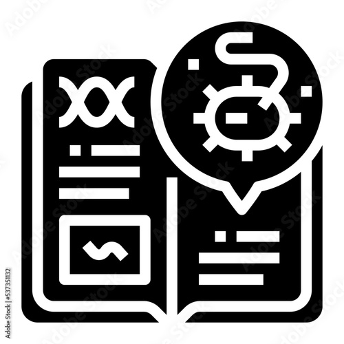 virology glyph icon