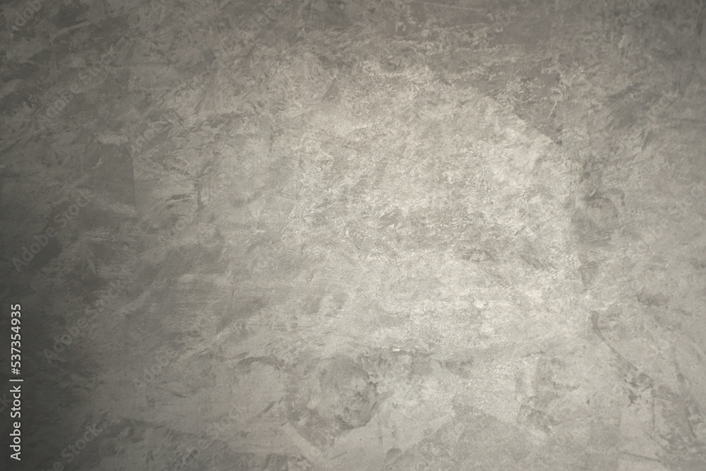 Naklejka premium Gray Wall With Decorative Plaster. Background Texture