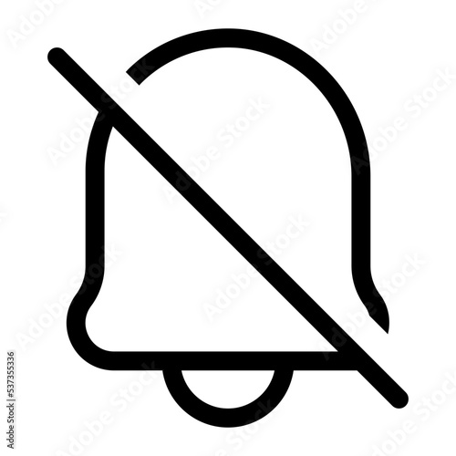 bell off icon