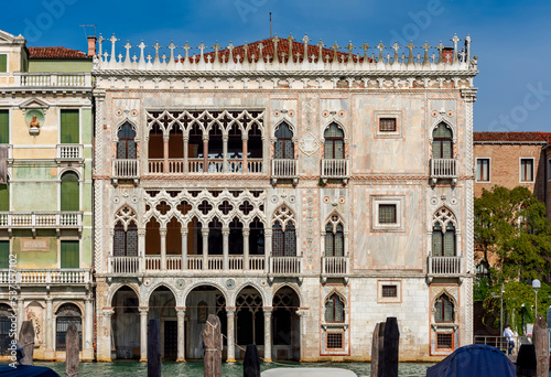 Ca d'Oro palace on Grand Canal, Venice, Italy © Mistervlad