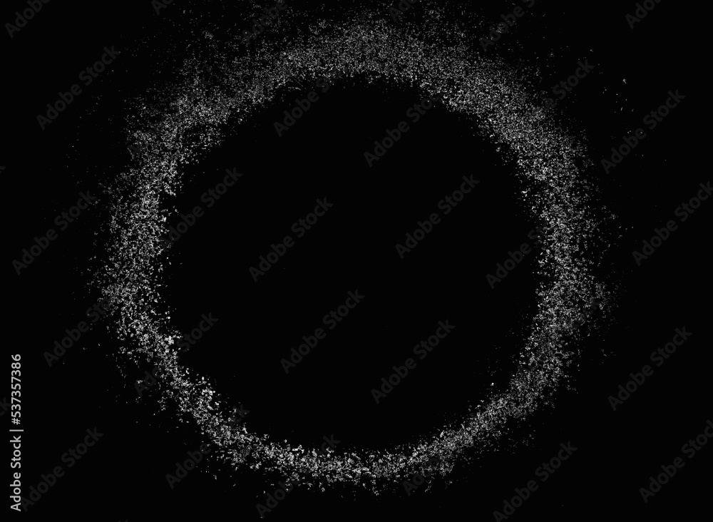 Circle on black background Circle on black background