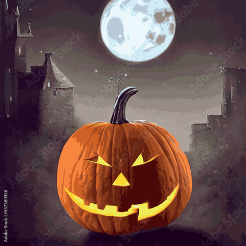 halloween party banner vector template
