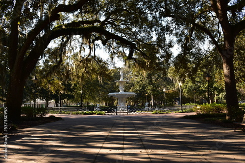 Εκτύπωση καμβά Forsyth Park - Savannah, Georgia