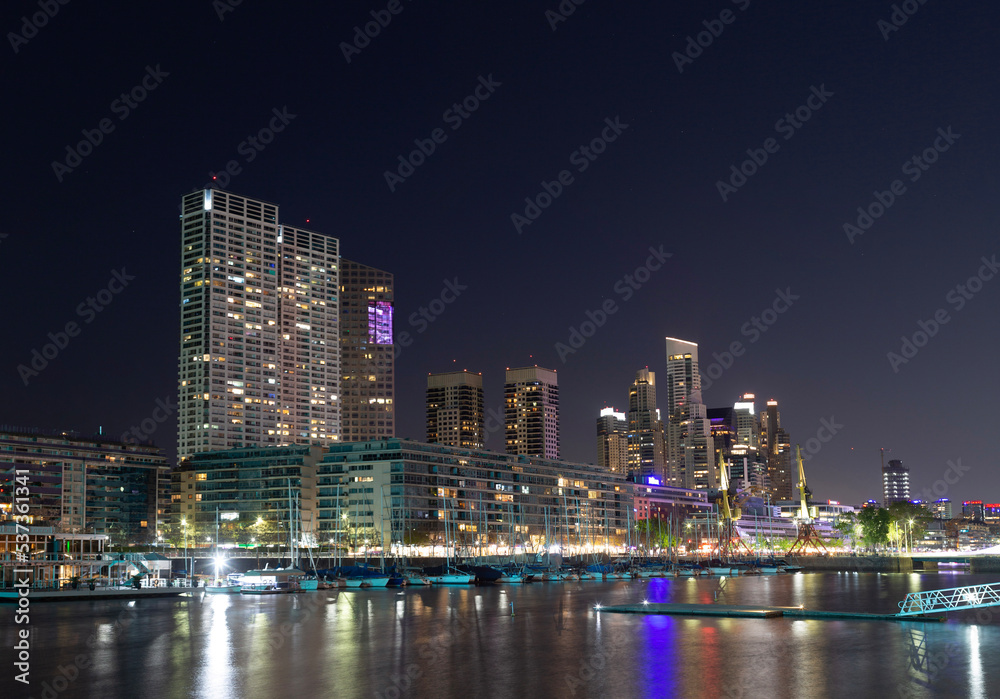 Buenos Aires, Puerto Madero at Night