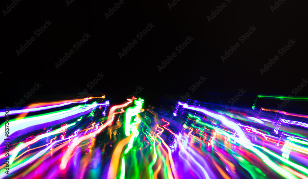 Background with colorful abstract lights. Background with colorful abstract lights.