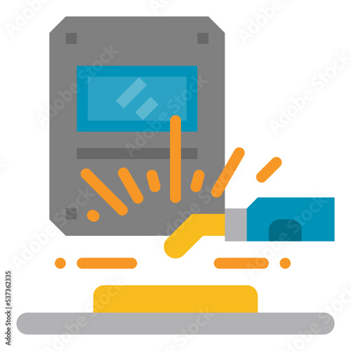 welding flat icon
