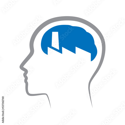 factory building inside human brain