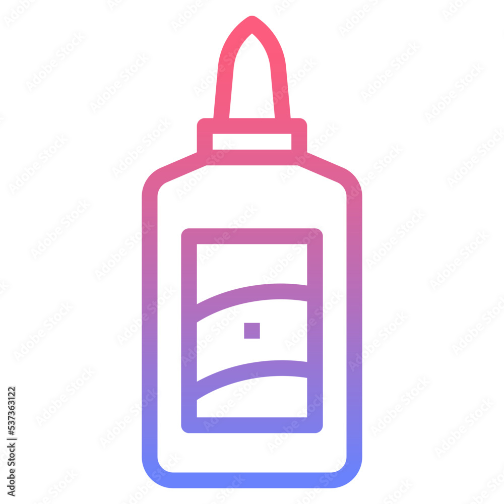 glue line gradient icon glue line gradient icon