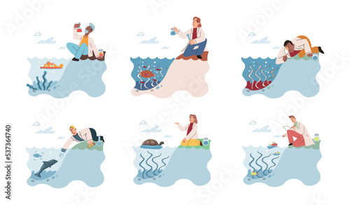 Photography Observation of marine life in wild in order to study and protect them, study of living conditions of wild animals