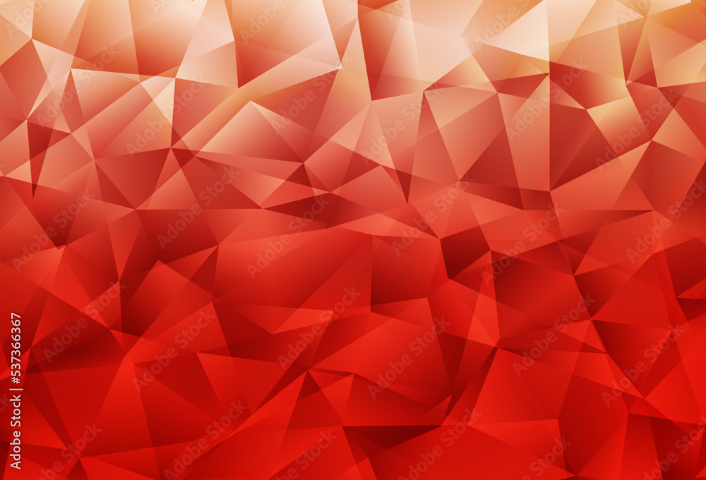 Light Red vector abstract polygonal background. Light Red vector abstract polygonal background.