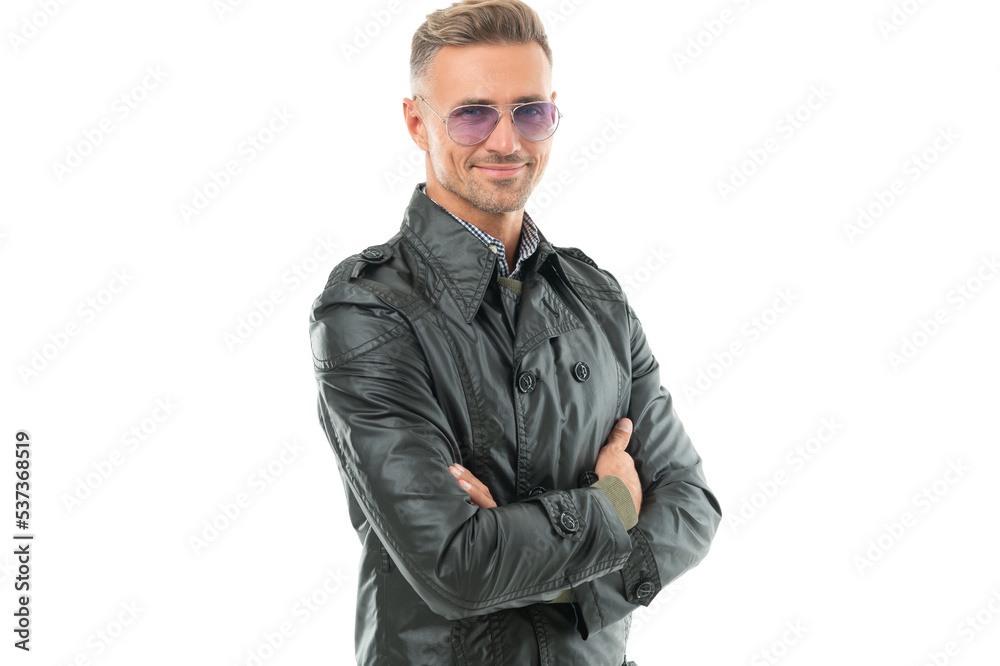 studio shot of cheerful grizzled guy. adult grizzled guy in glasses isolated on white background. studio shot of cheerful grizzled guy. adult grizzled guy in glasses isolated on white background.