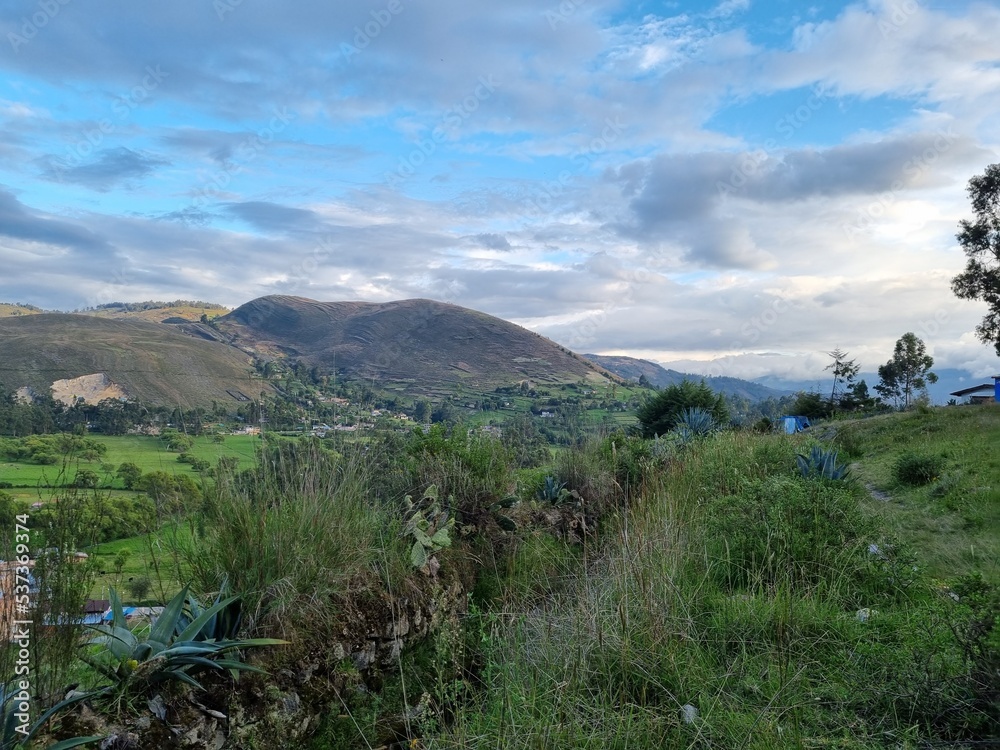 Fototapeta premium Paisaje Cajamarquino