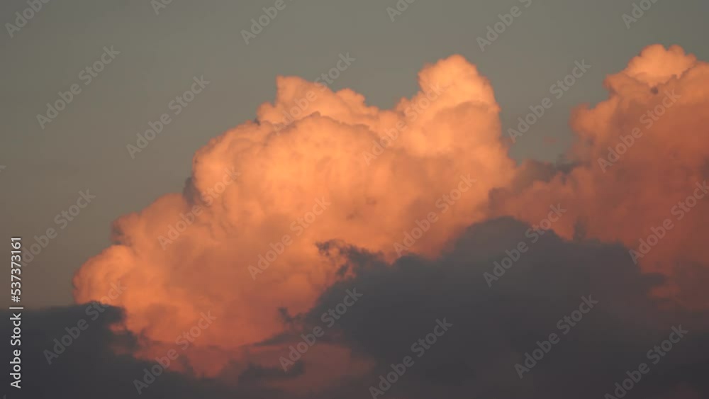 A spectacular cloudy sky during the golden hour A spectacular cloudy sky during the golden hour