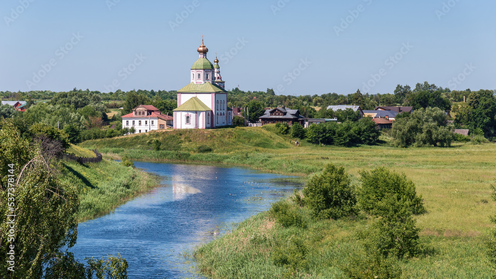 View of Elias Church in Suzdal, Russia.