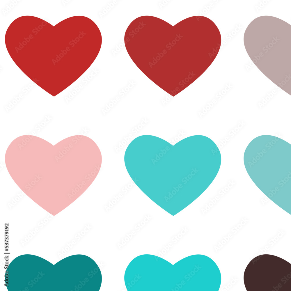 pattern with hearts pattern with hearts