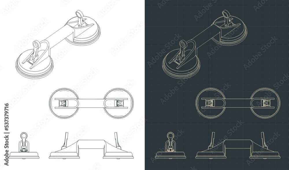 Fotografia Suction cups lifter