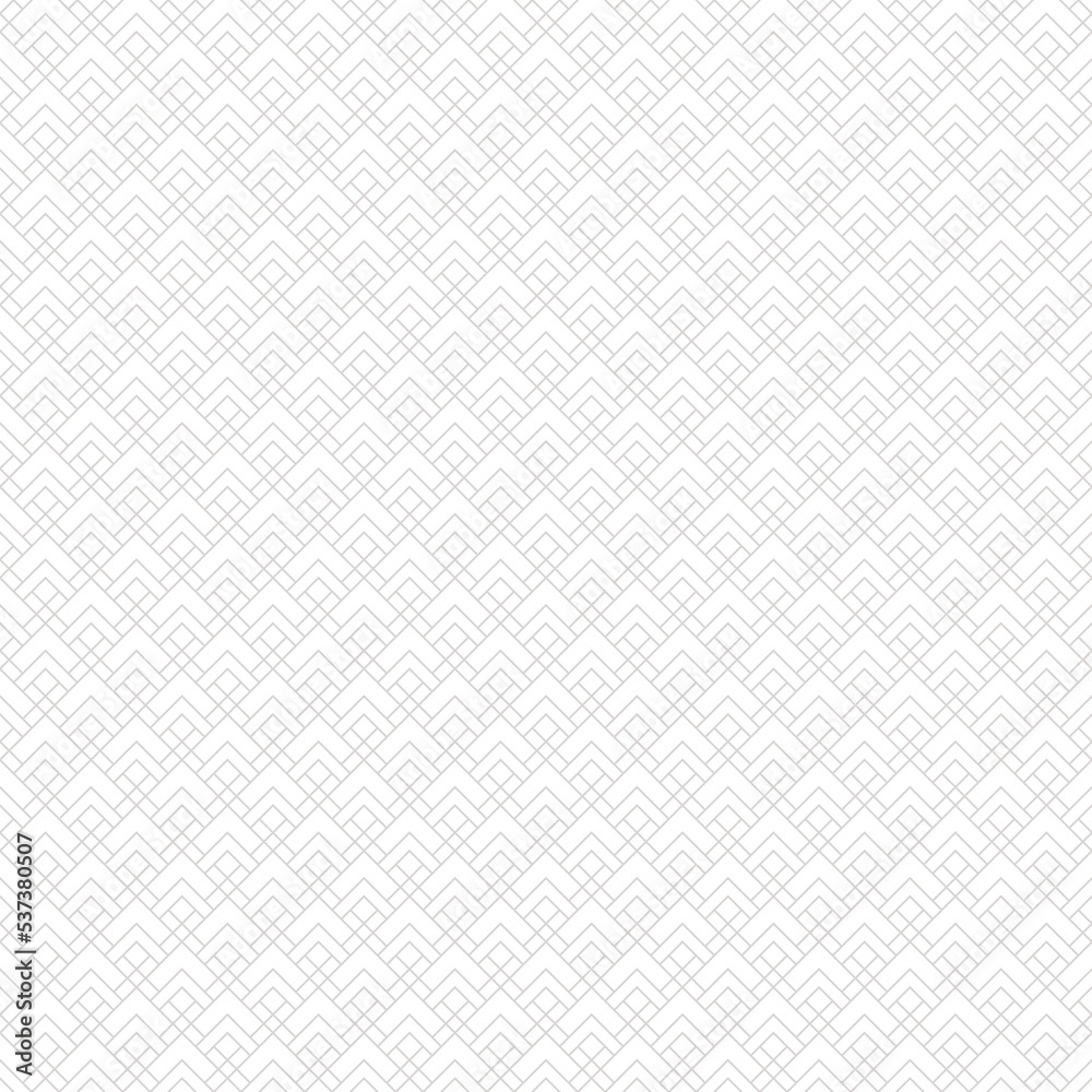 Vector geometric lines pattern. Subtle abstract seamless texture with linear square grid, diamond shapes, rhombuses. Simple modern fine line background. White and gray repeat design for decor, print Vector geometric lines pattern. Subtle abstract seamless texture with linear square grid, diamond shapes, rhombuses. Simple modern fine line background. White and gray repeat design for decor, print