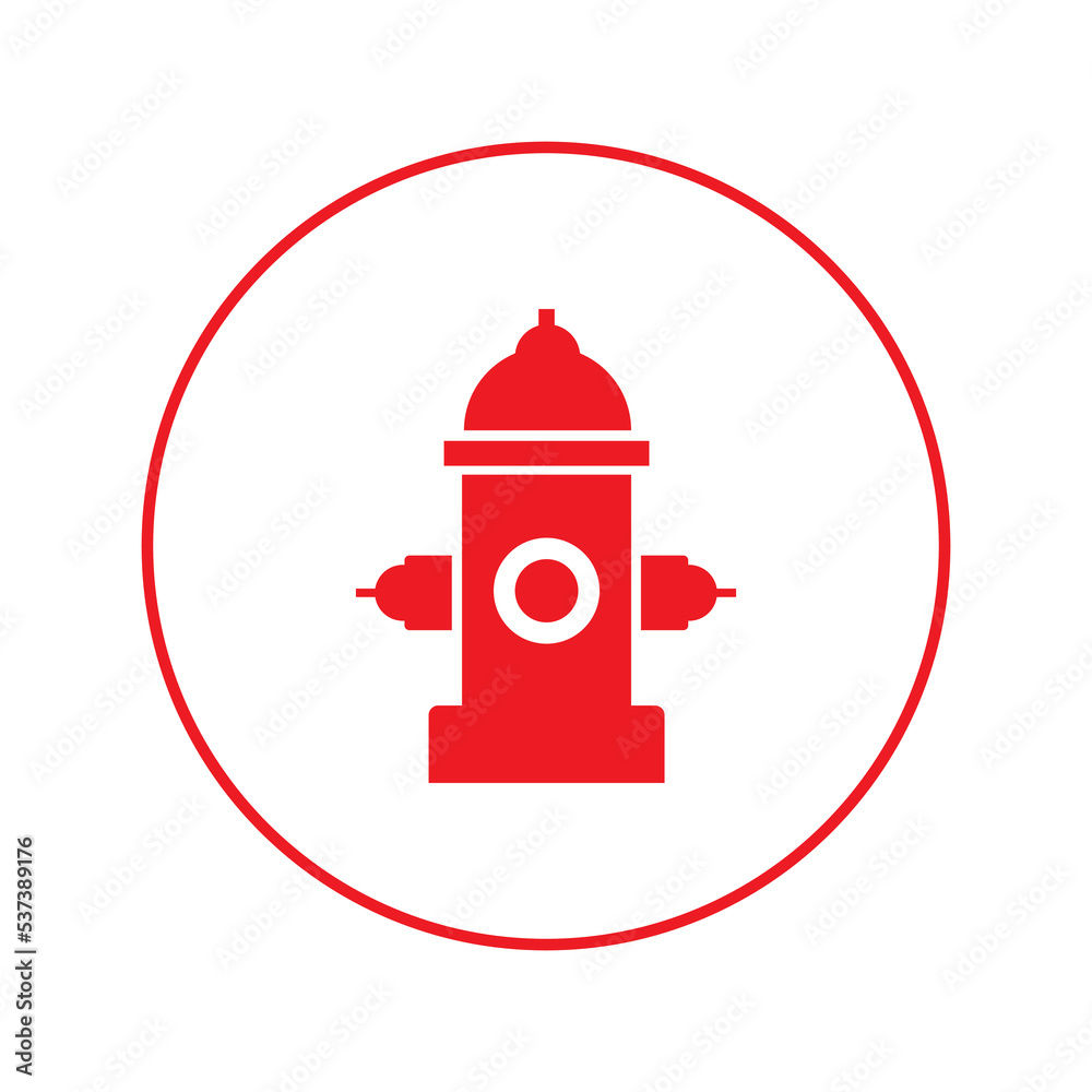Fire hydrant gushing water icon | Circle version icon | Fire hydrant gushing water icon | Circle version icon |
