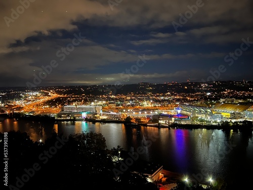 night view of the city