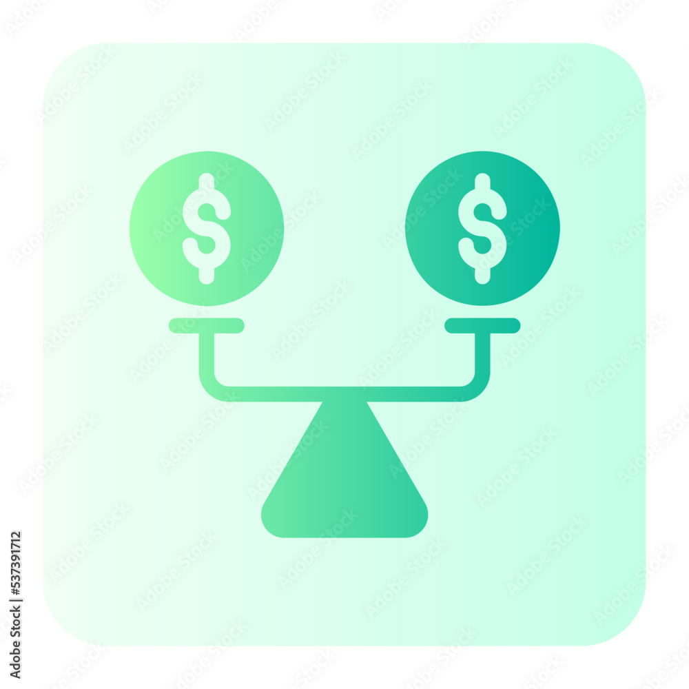 balance gradient icon