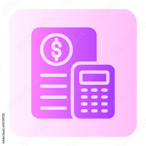calculating gradient icon