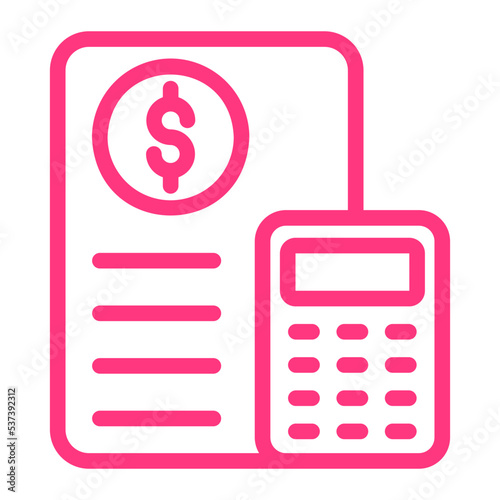 calculating gradient icon