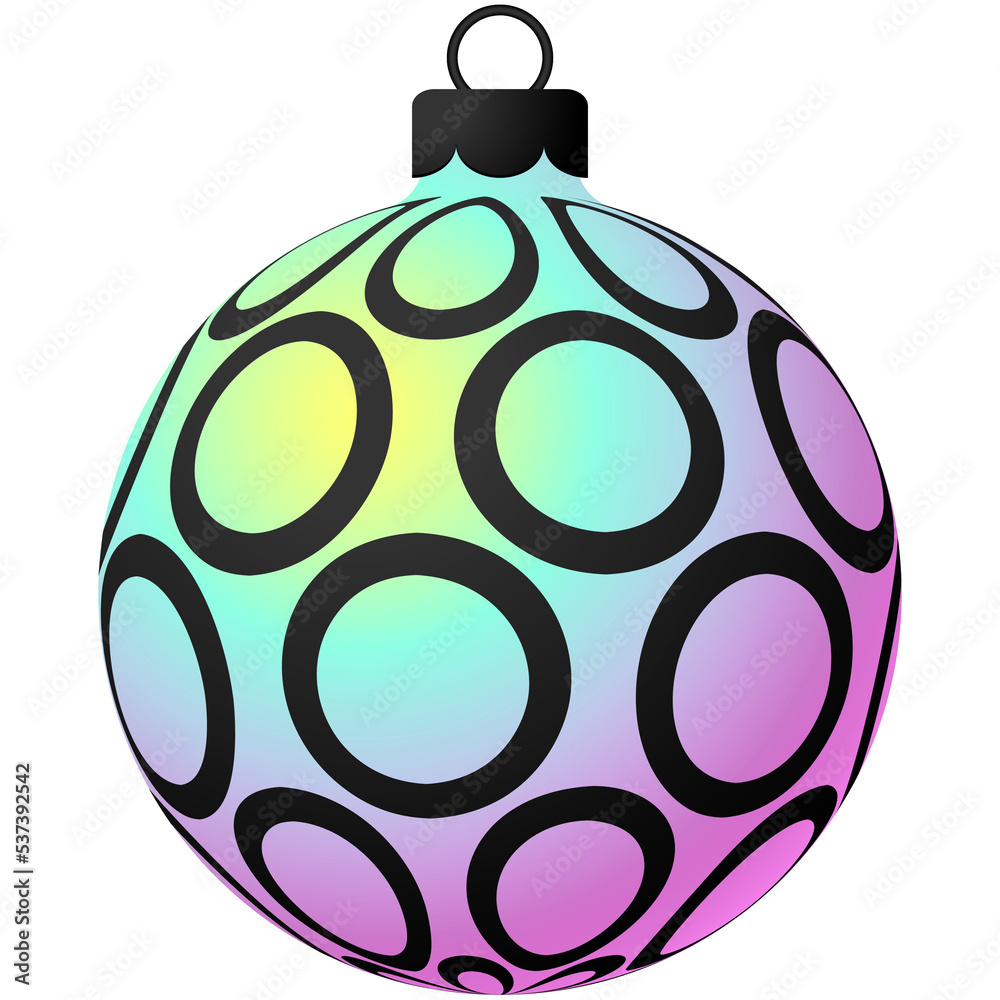 holographic christmas ball isolated graphic holographic christmas ball isolated graphic