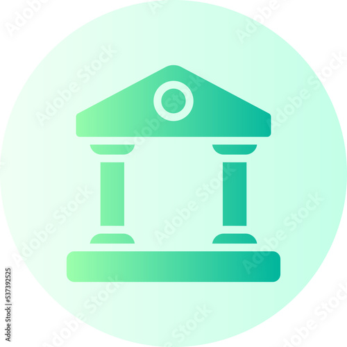 bank gradient icon