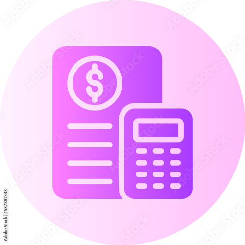 calculating gradient icon