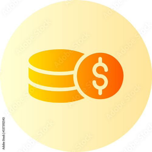 coins gradient icon