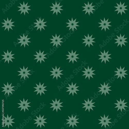 Geometric pattern. Green pattern with design elements