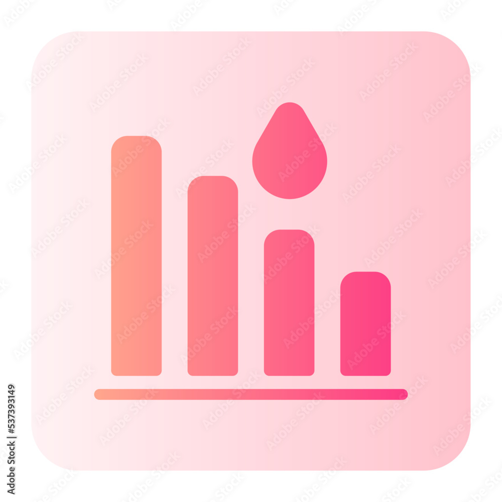 graph gradient icon graph gradient icon