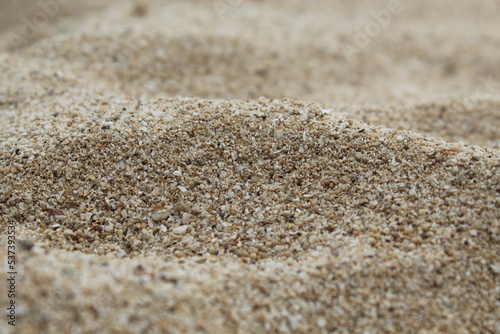 lots of fine sand on the beach