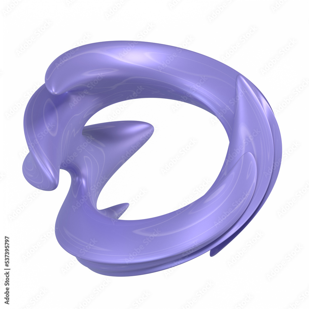 3d abstract liquid metallic blue shape 3d abstract liquid metallic blue shape