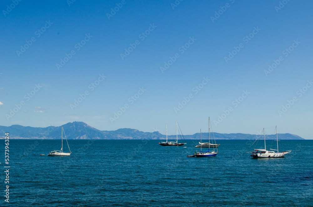 boats in the harbor