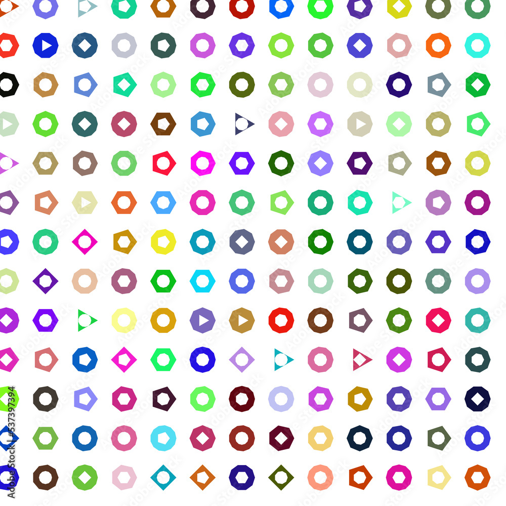 seamless pattern with colorful dots