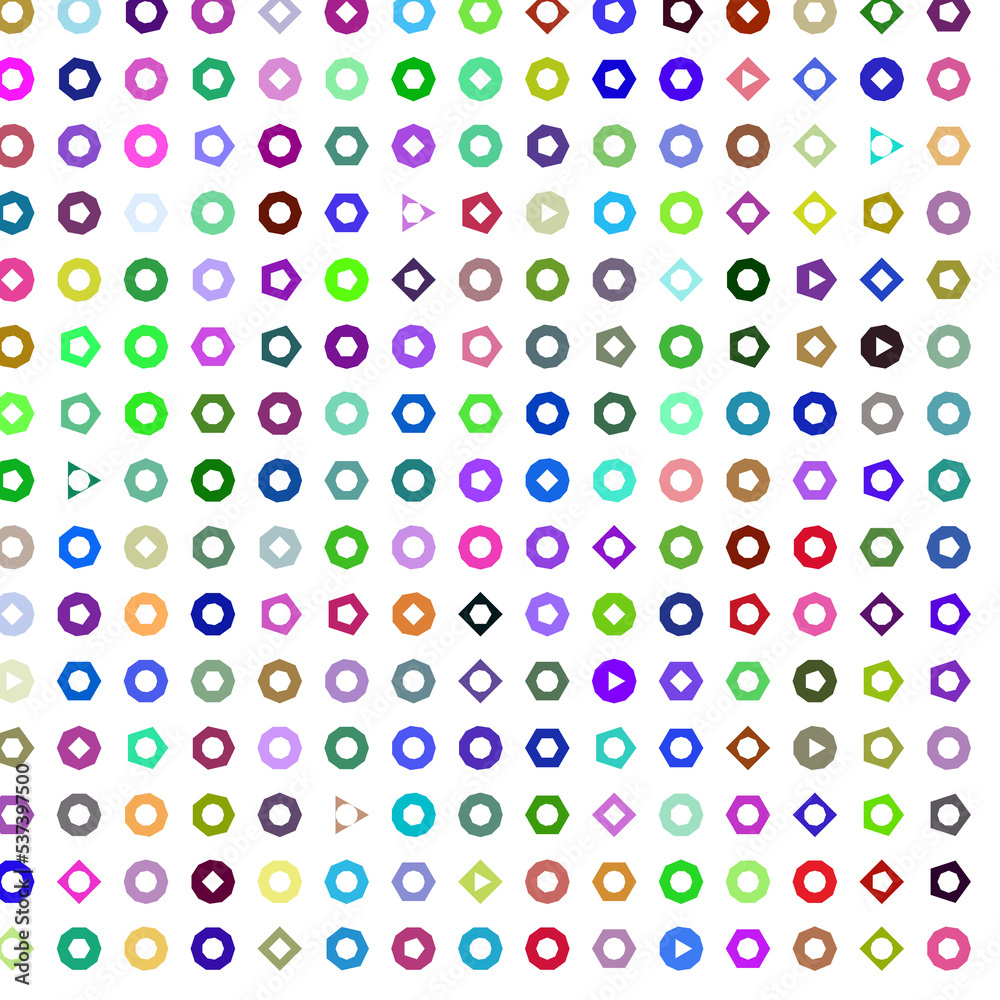 seamless pattern with colorful dots