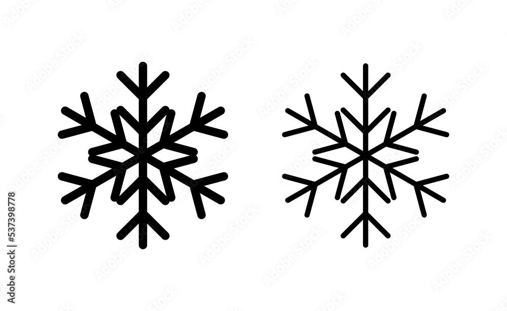 Snow icon vector for web and mobile app. snowflake sign and symbol Snow icon vector for web and mobile app. snowflake sign and symbol