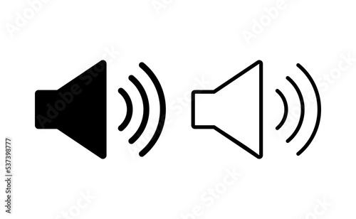 Wallpaper Mural Speaker icon vector for web and mobile app. volume sign and symbol. loudspeaker icon. sound symbol Torontodigital.ca