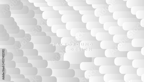 white and grey abstract background futuristic shape modern concept