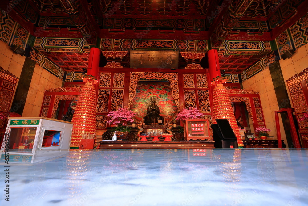 Wenwu Temple located at Sun Moon Lake National Scenic Area, Yuchi Township, Nantou County, Taiwan