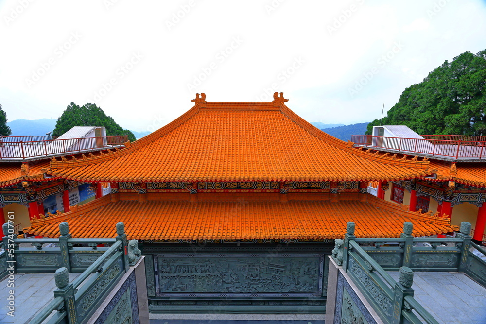 Wenwu Temple located at Sun Moon Lake National Scenic Area, Yuchi Township, Nantou County, Taiwan