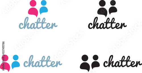 Chatter logo template